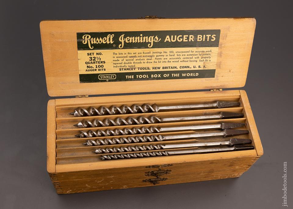 Very Fine RUSSELL JENNINGS Bit Set in Box - 100141