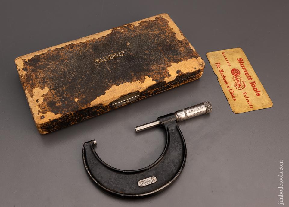 3 Inch STARRETT Micometer in Original Box - 100159