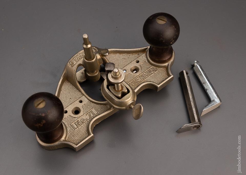 STANLEY No. 71 Router Plane 100% Complete - 100808