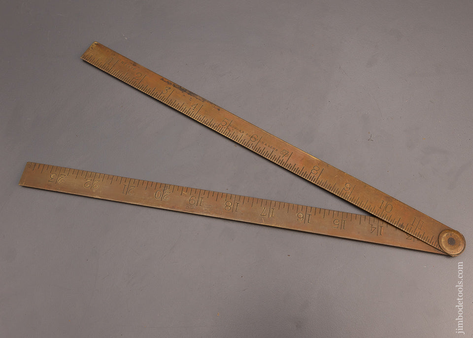 2 Foot Brass Blacksmith’s Rule - 100238