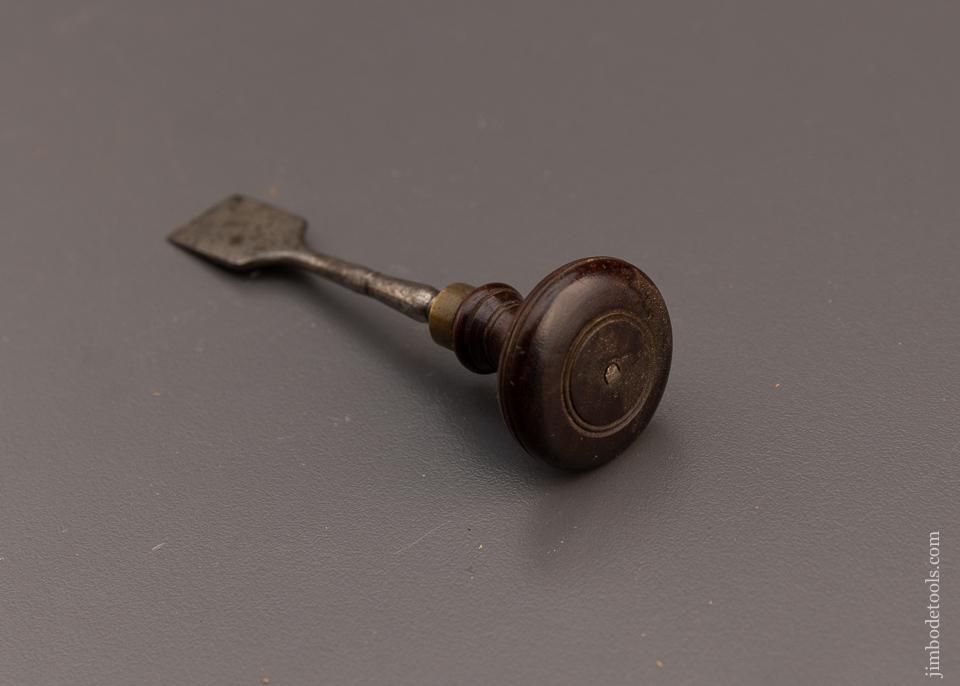 Fancy Rosewood Handled Buttonhole Chisel Signed KOOYSTRA - EXCELSIOR 100296