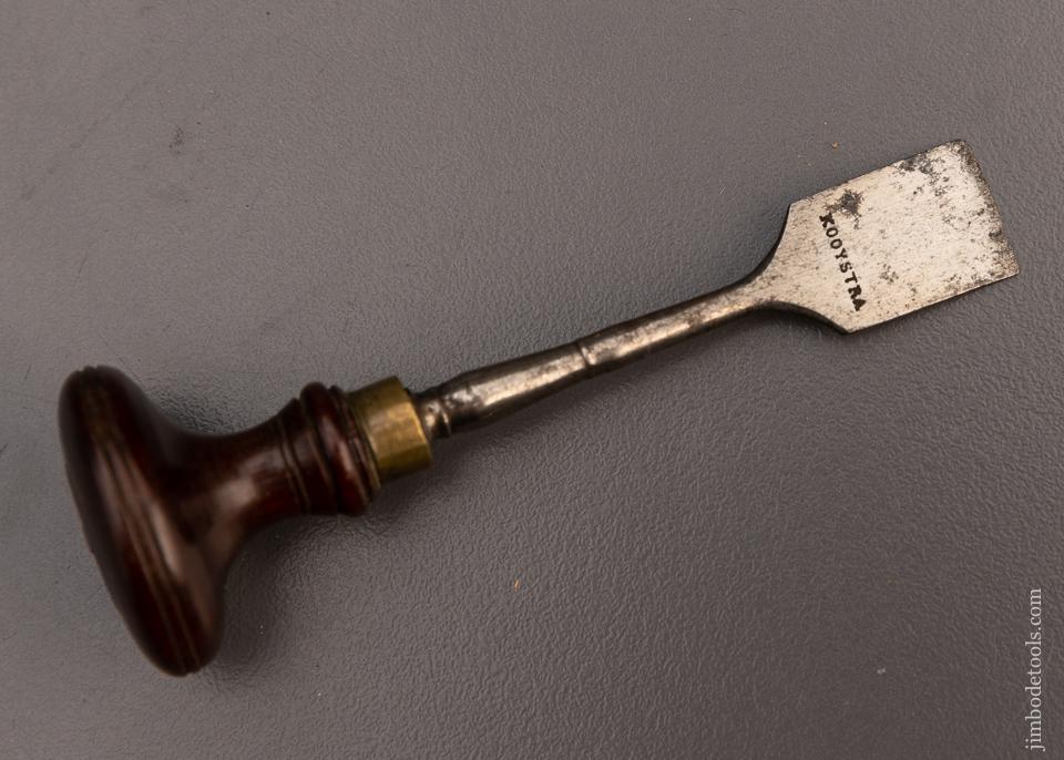 Fancy Rosewood Handled Buttonhole Chisel Signed KOOYSTRA - EXCELSIOR 100296