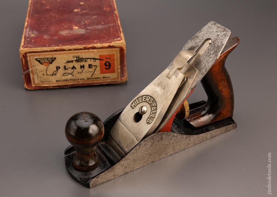 MILLERS FALLS No. 9 Smooth Plane in Box- 100298