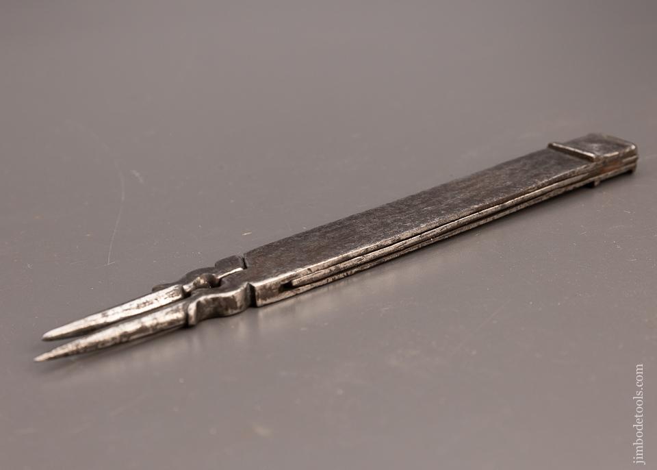 Stunning 18th Century Miniature French Armorer's Dividers - EXCELSIOR 100303