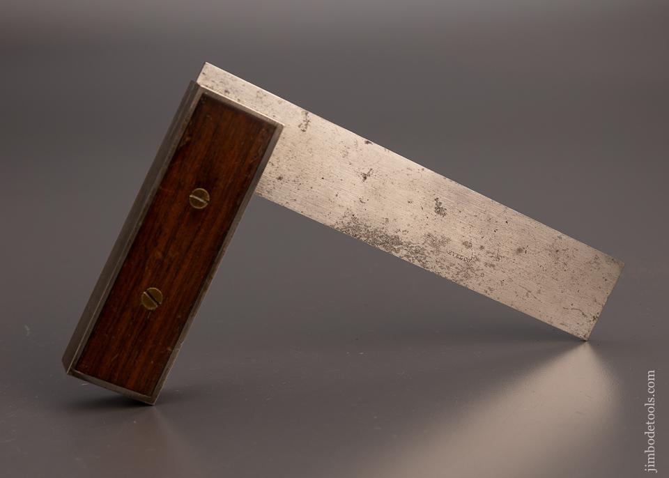 Extra Fine STANLEY No. 10 Inlaid Try Square Type One 6 Inch Ca. 1888 - 100322