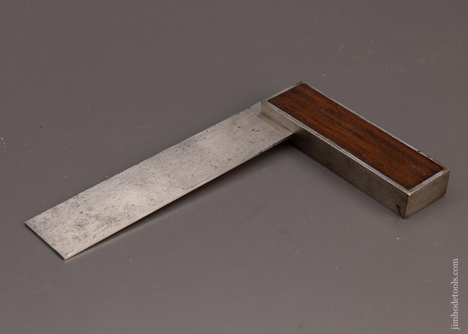 Extra Fine STANLEY No. 10 Inlaid Try Square Type One 6 Inch Ca. 1888 - 100322