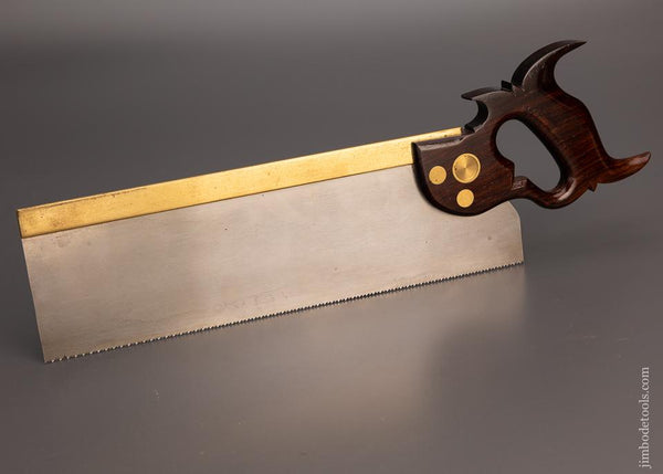 Delicious Rosewood Handle Brass Back Tenon Saw - 100334