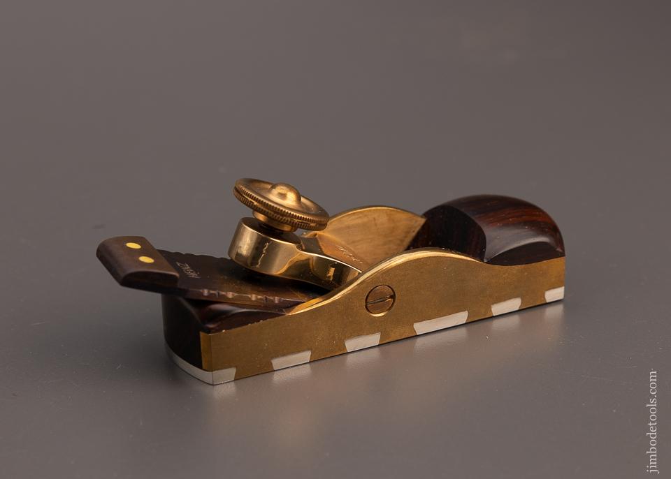 Stunning JOHN HEINZ Dovetailed Miter Plane with Rosewood Infill - 100338
