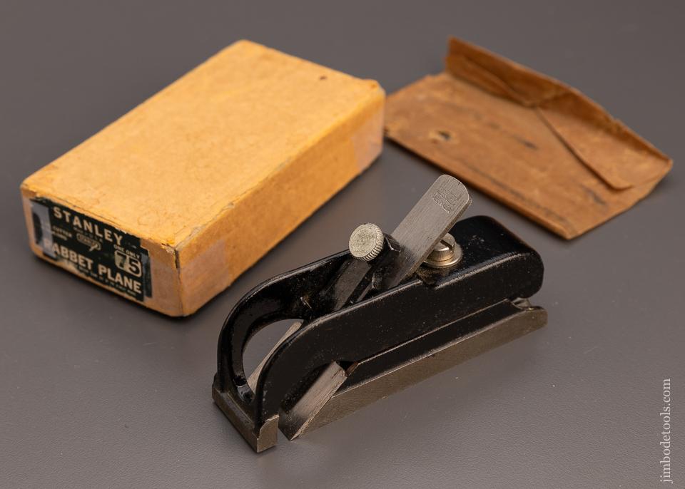 STANLEY No. 75 Rabbet Plane Mint in Box - 100340