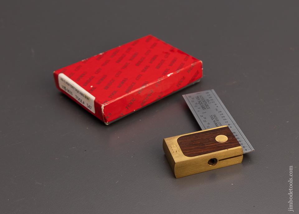 BRIDGE CITY TOOL WORKS AS-3 Adjustable Try Square - Rosewood Mint in Box - 100416