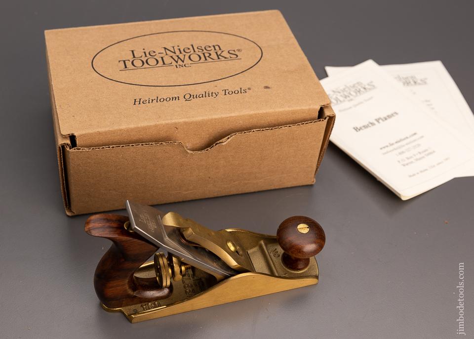 LIE NIELSEN No. 1 Smooth Plane with Rosewood Handles Mint in Box DISCONTINUED - 100433