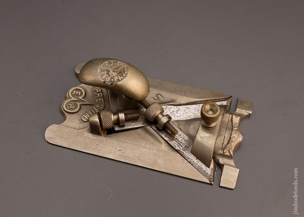 Astonishing PRESTON PATENT No. 1369 Double Side Rabbet Plane - 100438