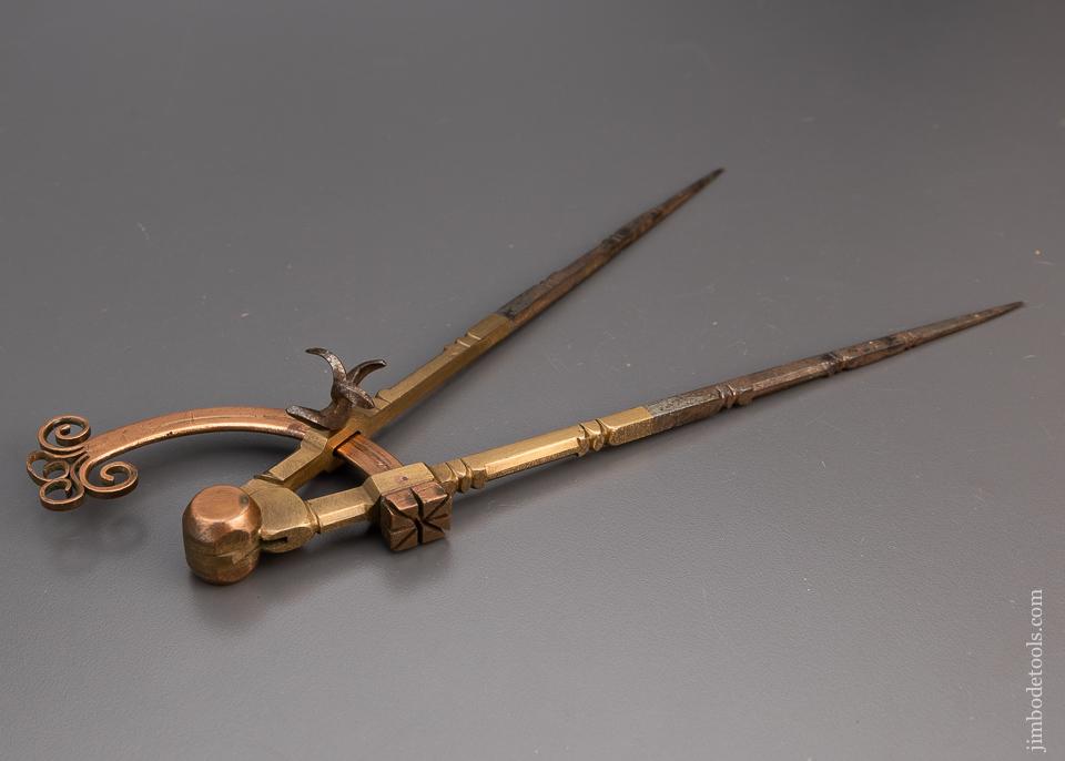 Remarkable 11 Inch Fancy Dutch Dividers Pictured in DAVID RUSSELL’S Book - 100439