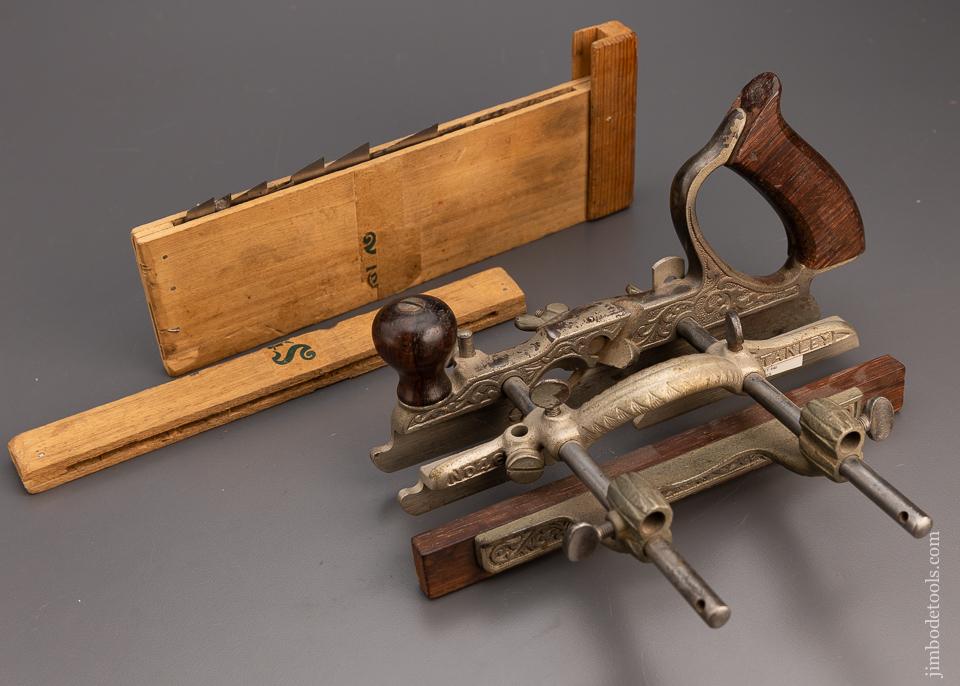 Extra Fine STANLEY No. 46 Skew Plow Plane Complete with 11 Cutters - 100489