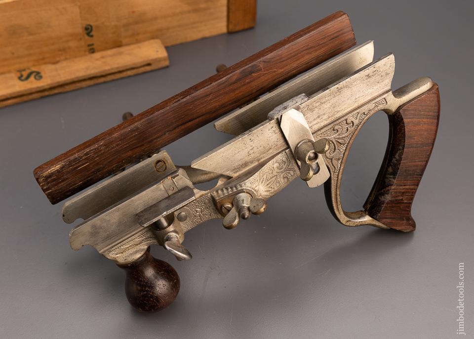 Extra Fine STANLEY No. 46 Skew Plow Plane Complete with 11 Cutters - 100489