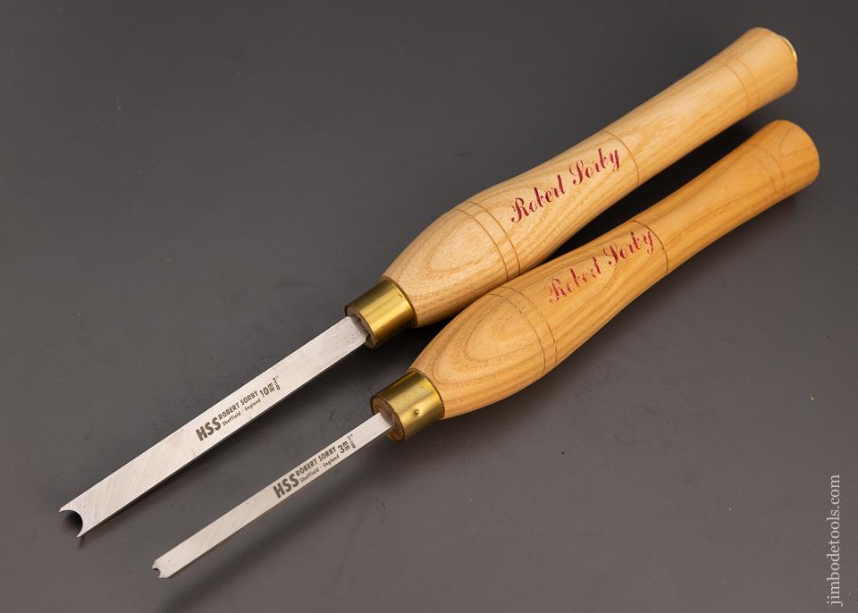 Mint SORBY 3/8 & 1/8 Bead Turning Chisels - 100509