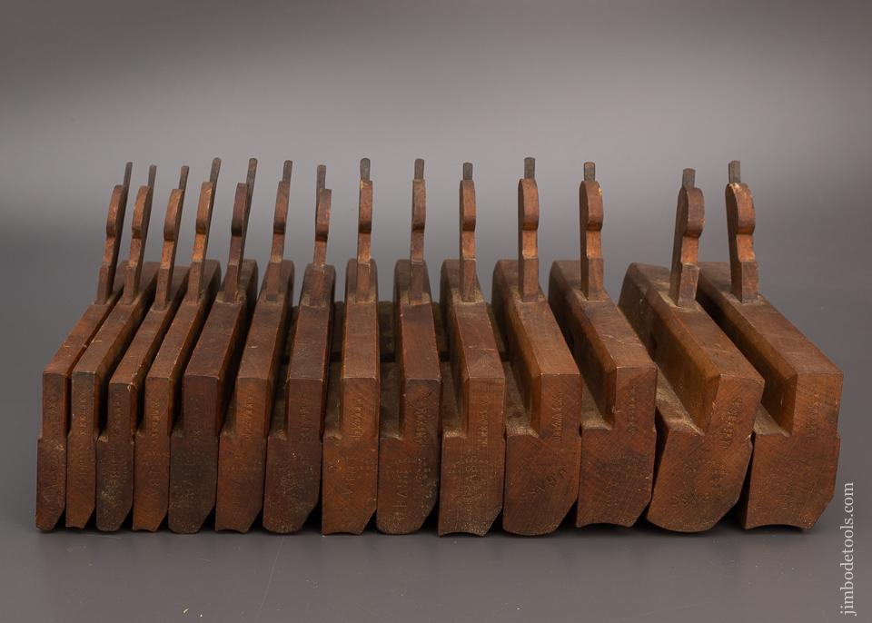 Very Crisp Set of Hollow & Round Planes by WILSON NEWCASTLE 1881-1935 - 100523