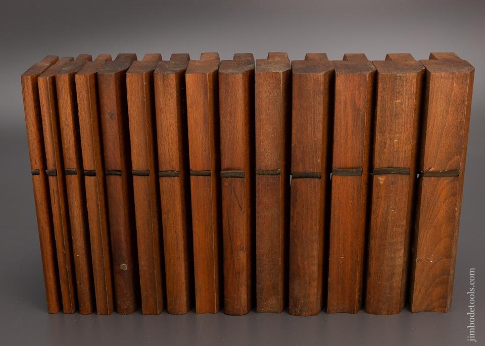Very Crisp Set of Hollow & Round Planes by WILSON NEWCASTLE 1881-1935 - 100523