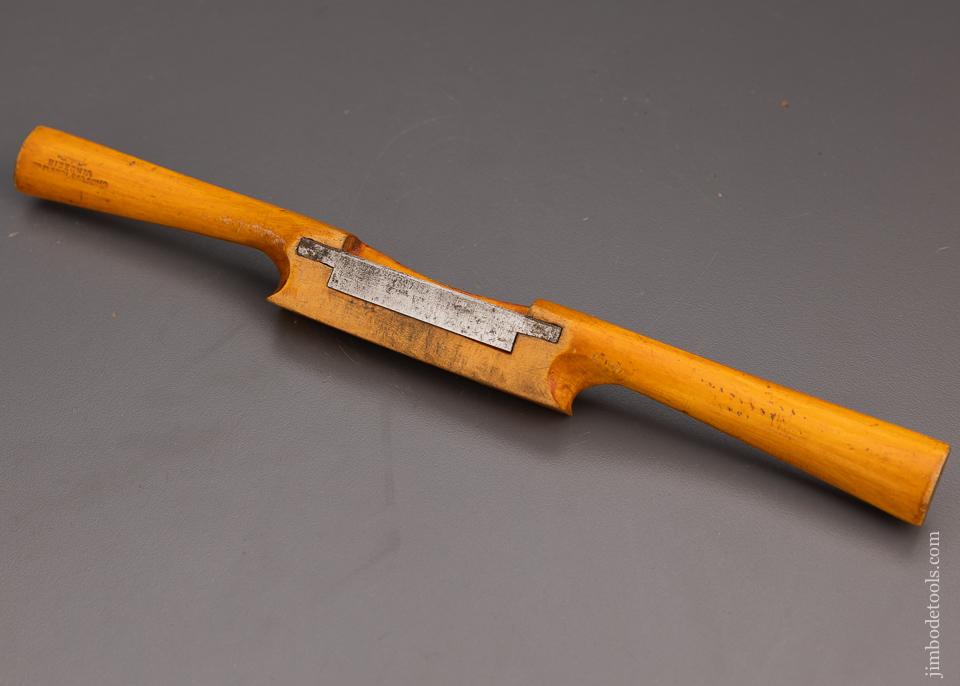 Fine 10 1/2 Inch MARPLES Boxwood Spoke Shave FLAT Bottom - 100550