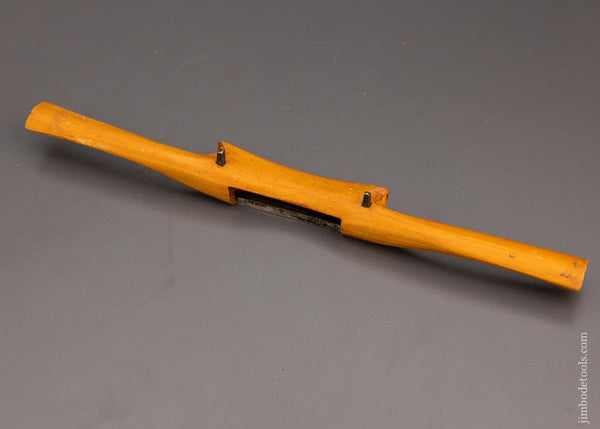 Fine 10 1/2 Inch MARPLES Boxwood Spoke Shave ROUND Bottom - 100551