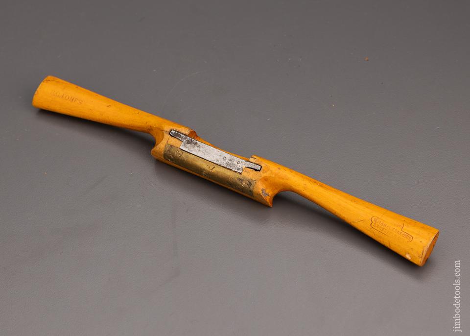 Fine 10 1/2 Inch MARPLES Boxwood Spoke Shave ROUND Bottom - 100552