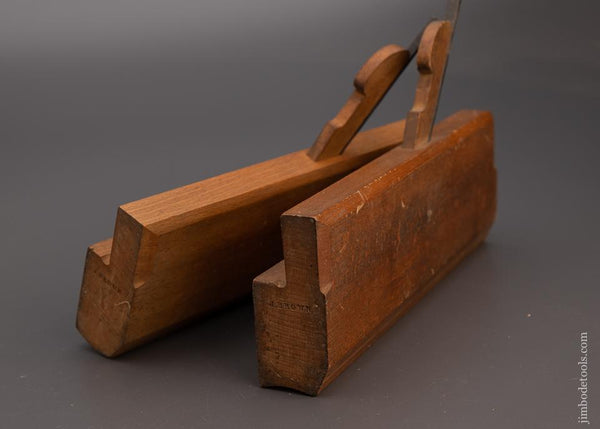 HOBDAY CHATHAM Pair of Hollow & Round Planes Skewed, Crisp, Fine #14 - 100638
