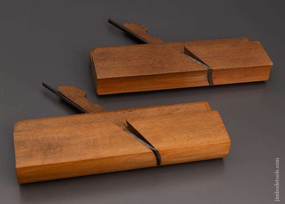 HOBDAY CHATHAM Pair of Hollow & Round Planes Skewed, Crisp, Fine #14 - 100638