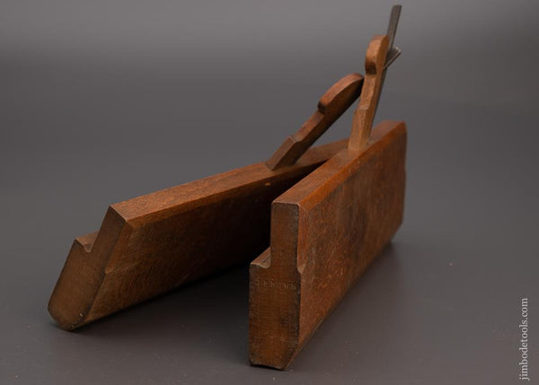 HOBDAY CHATHAM Pair of Hollow & Round Planes Skewed, Crisp, Fine #10 - 100639