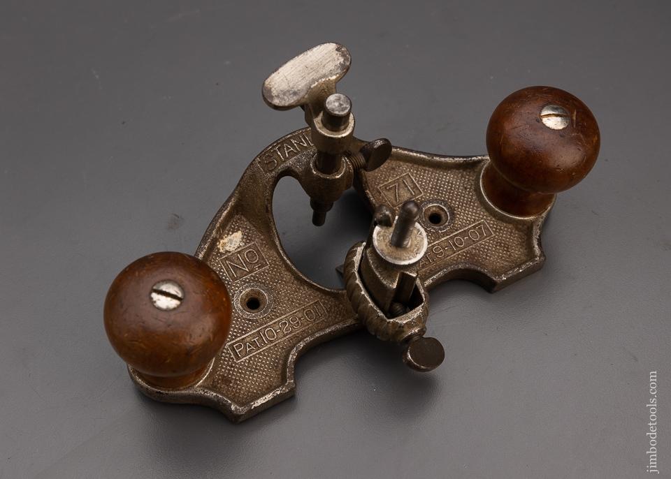 Excellent User STANLEY No. 71 Router Plane with 1/4 Inch Iron - 100682