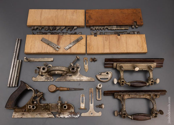 Excellent User STANLEY No. 55 Combination Plane with 52 Cutters - 100691
