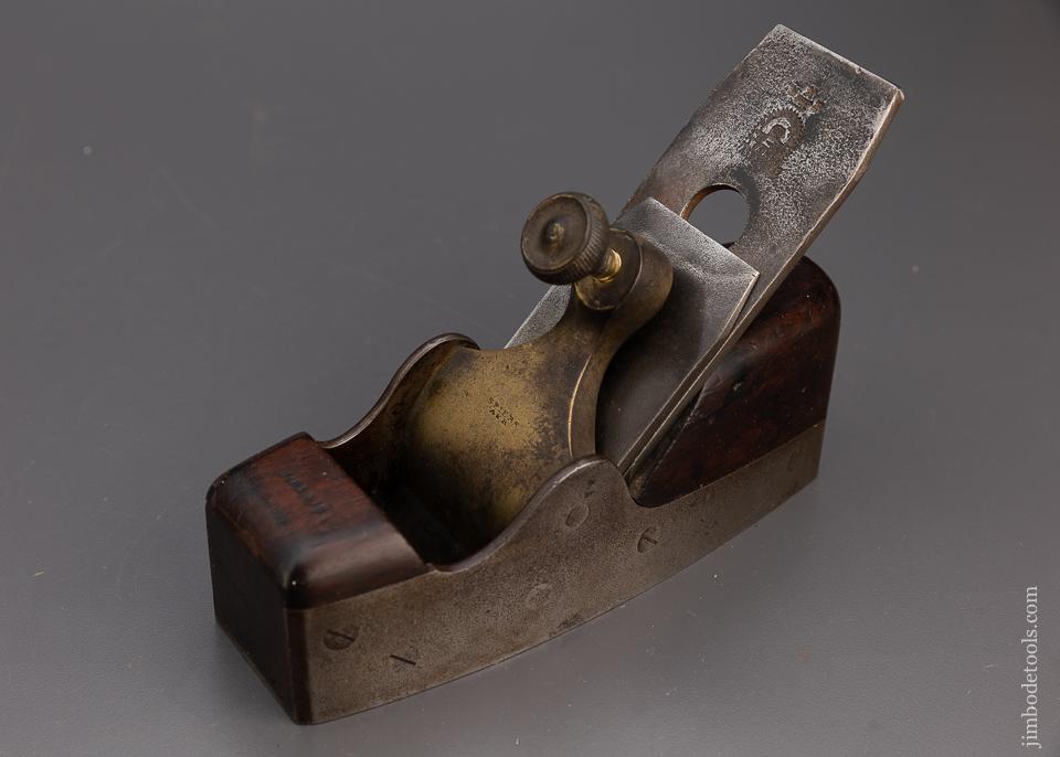 Fine SPIERS Dovetail Steel & Rosewood Infill Smooth Plane - 100732