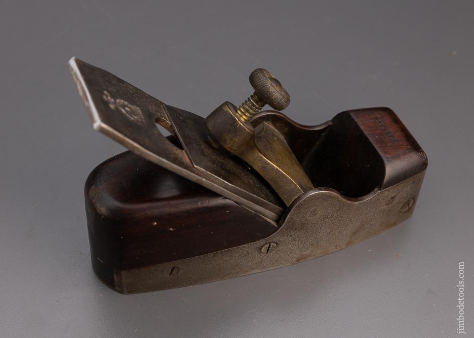 Fine SPIERS Dovetail Steel & Rosewood Infill Smooth Plane - 100732