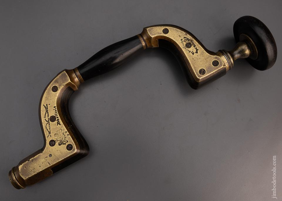 Very Rare MARPLES Buffalo Horn ULTIMATUM Bit Brace - 100767