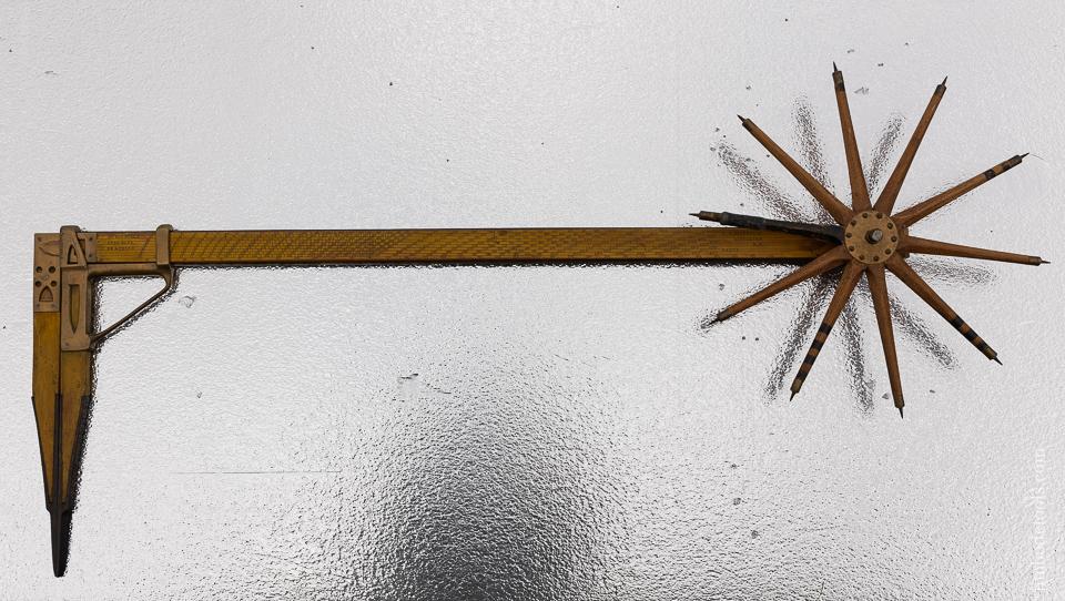 Remarkable Walking Wheel Log Caliper by FLOSSIE GREENLEAF - 100769