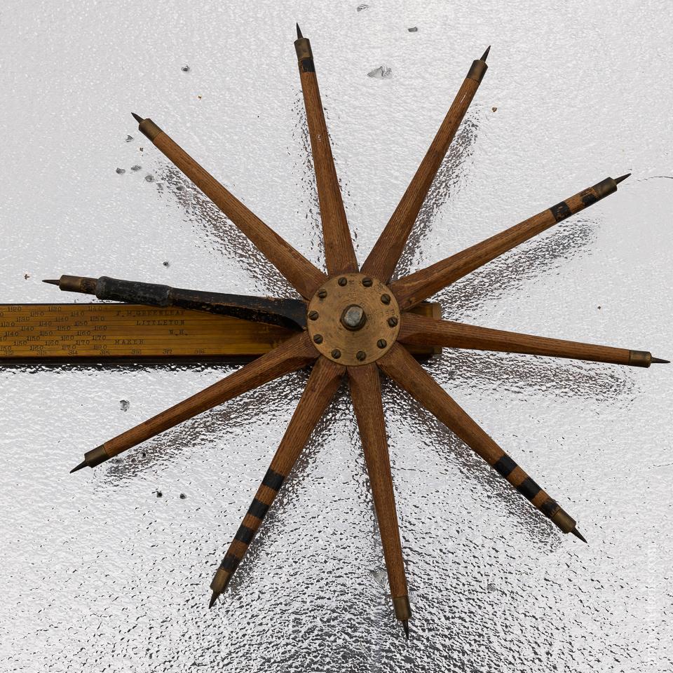 Remarkable Walking Wheel Log Caliper by FLOSSIE GREENLEAF - 100769