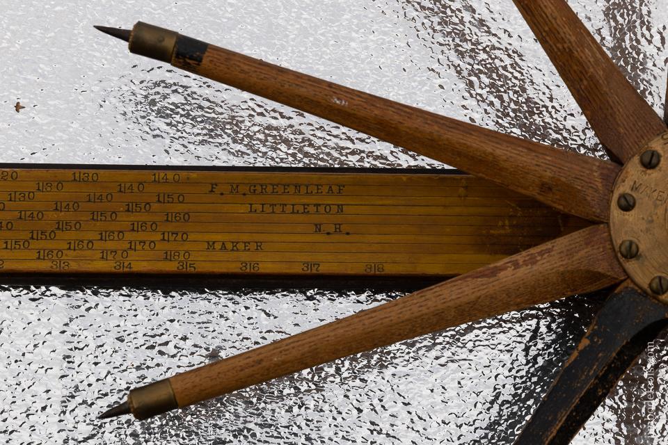 Remarkable Walking Wheel Log Caliper by FLOSSIE GREENLEAF - 100769