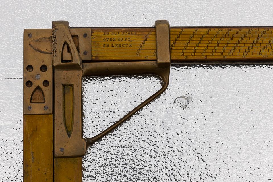 Remarkable Walking Wheel Log Caliper by FLOSSIE GREENLEAF - 100769