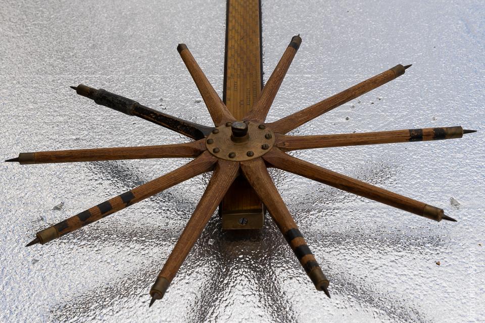 Remarkable Walking Wheel Log Caliper by FLOSSIE GREENLEAF - 100769