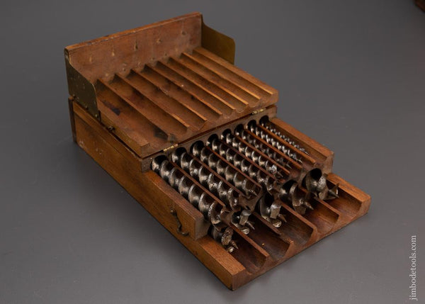 Complete Set of 13 RUSSELL JENNINGS Auger Bits - 100771