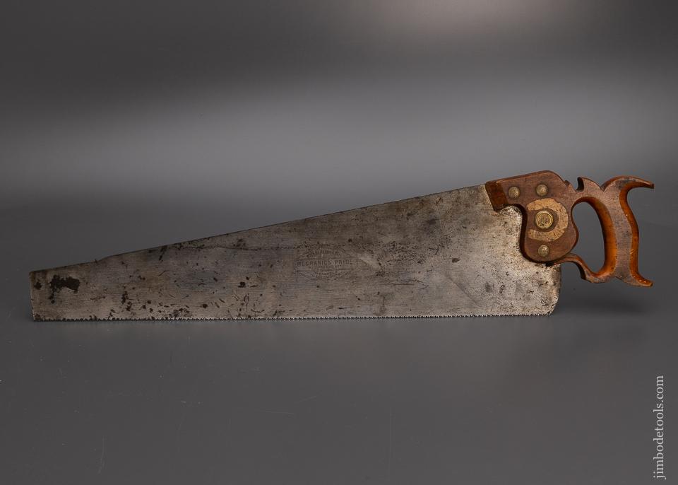 RICHARDSON’S MECHANIC’S PRIDE Hand Saw with Label - 100778