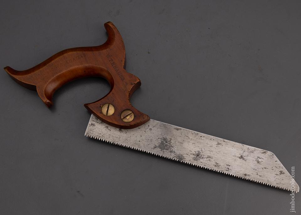 Rare & Fine HENRY DISSTON No. 1 Pattern Maker’s Saw - 100819