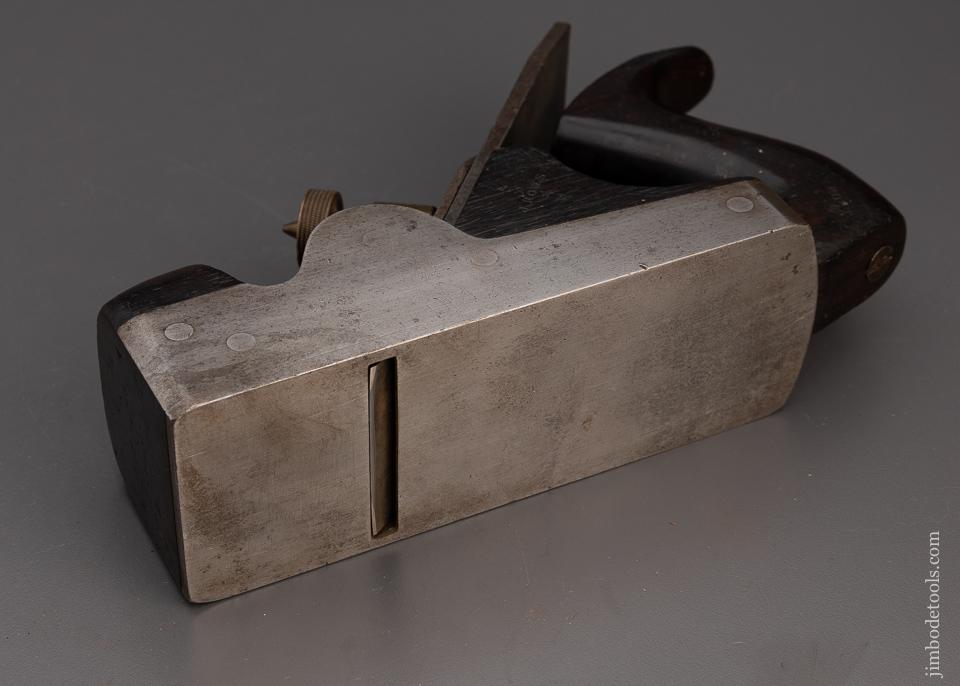 Remarkable MATHIESON Dovetailed Rosewood Infill Smooth Plane - 100820