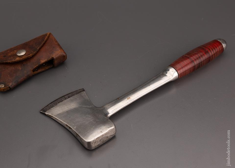 Stunning Belt Axe with Hard, Laid on Edge & Stacked Handle - 100847