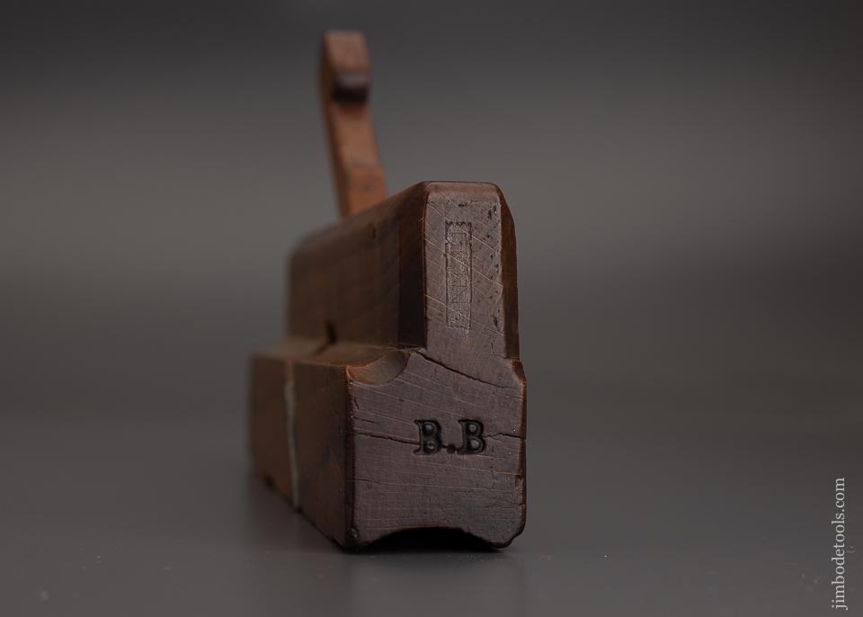 4 STARS * Ca. 1783-98 10 Inch I. KING Early Moulding Plane Good+ - 100849