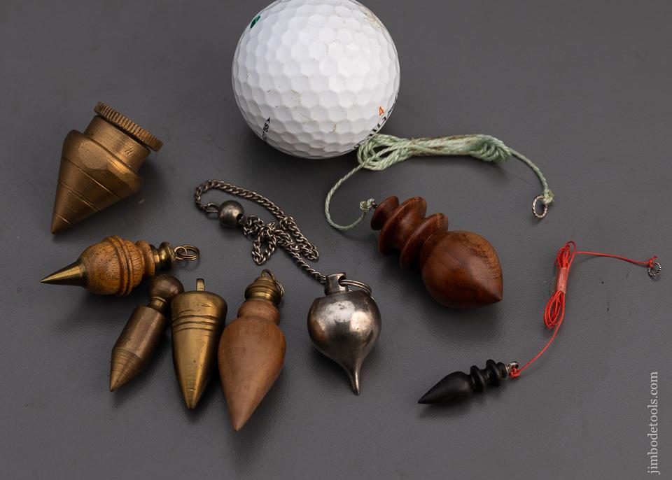 8 Miniature Plumb Bobs - 100877