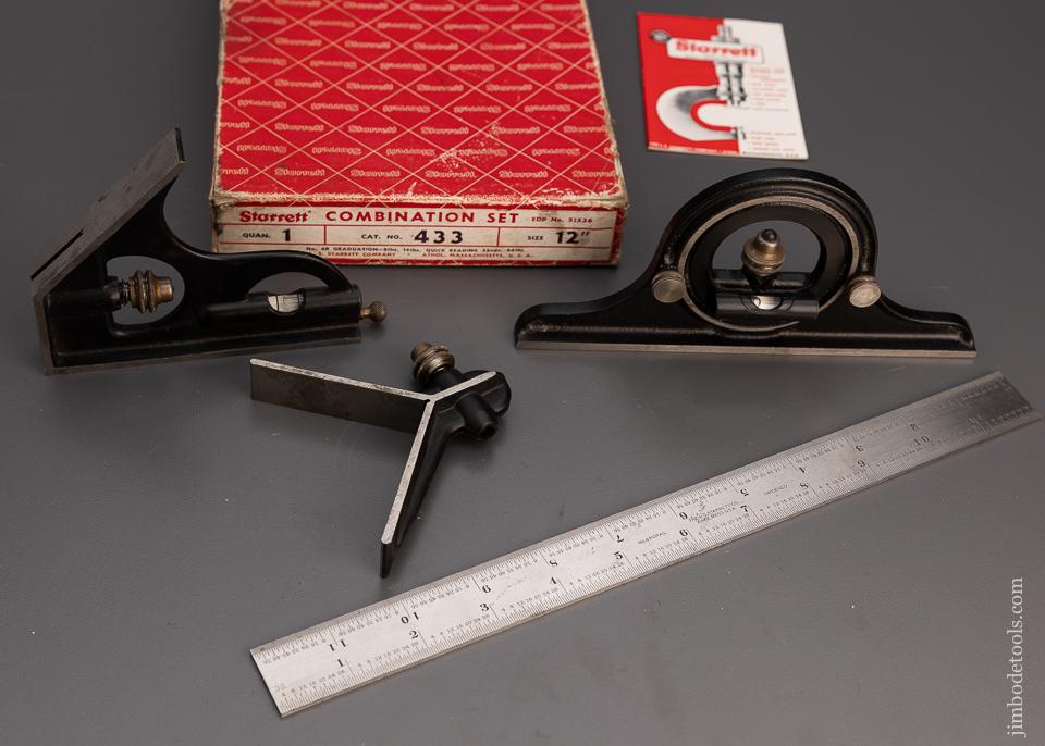 STARRETT No. 433 Combination Set Mint in Box - 100901