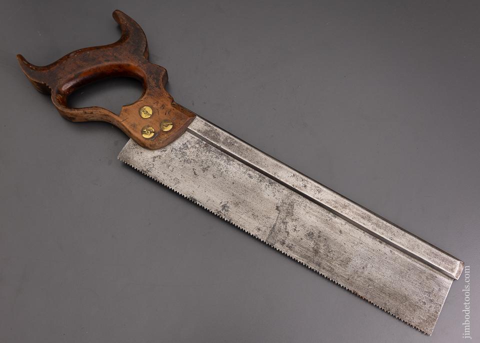 Early Pre-Civil War HENRY DISSTON Eagle Medallion Carcass Saw - 100982