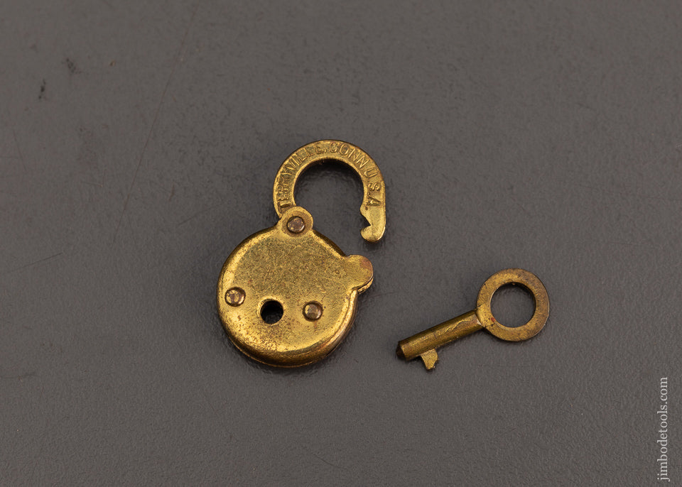 Working EAGLE LOCK CO. Lock & Key TINY - 100925