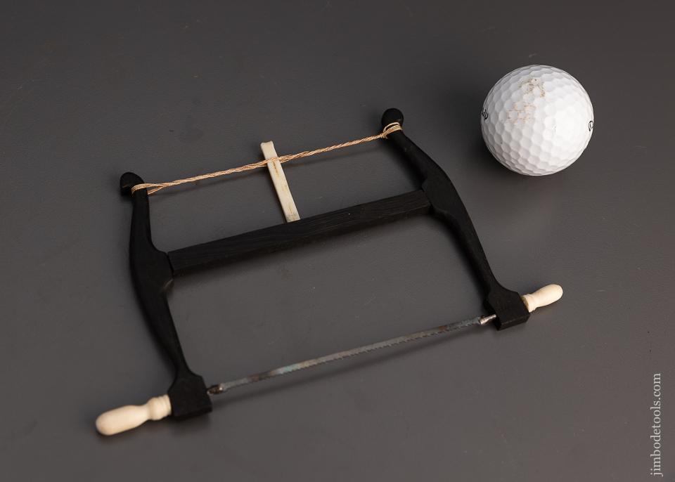 Awesome 4 Inch Ebony Bow Saw - 100938