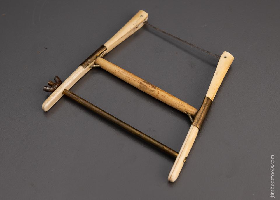 Miniature Bone & Brass Bow Saw 2 1/2 Inch Blade - 100951